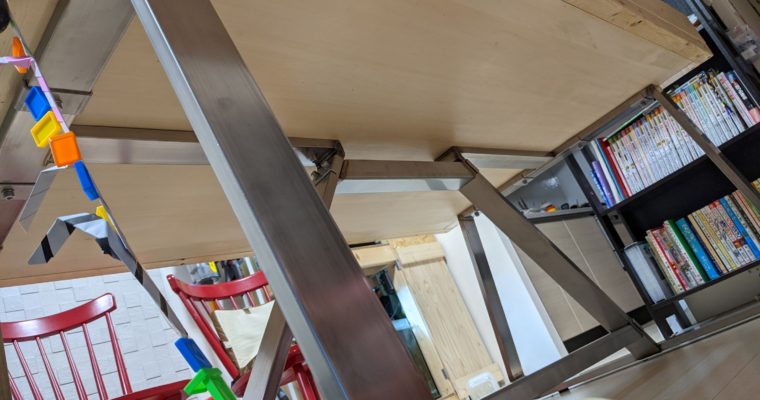 【AOBA DIY】ダイニングテーブルの脚を製作します～ついでに天板も製作～④